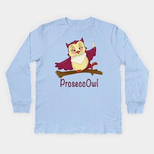 ProseccOwl Kids Long Sleeve T-Shirt